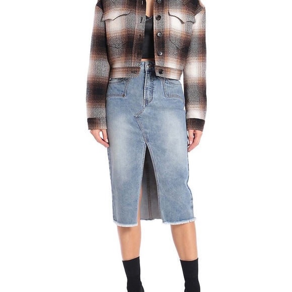 Avec Les Filles Plaid Cropped Jacket - Picture 12 of 12